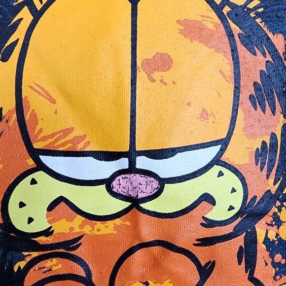 Garfield Pajama T-Shirt Camisole I'd Rather Be Sleeping Cotton Blend Nightgown M - Picture 9 of 14